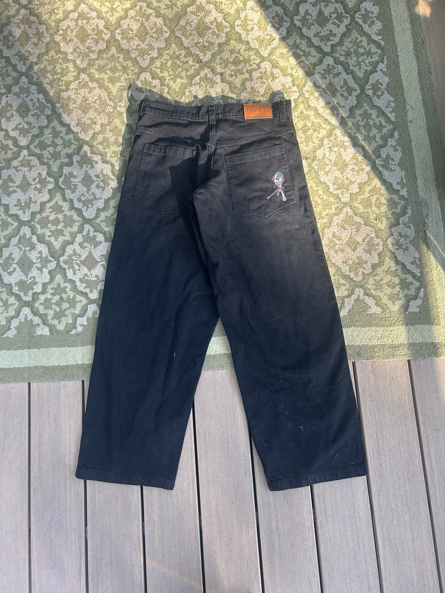 War denim jeans (black)