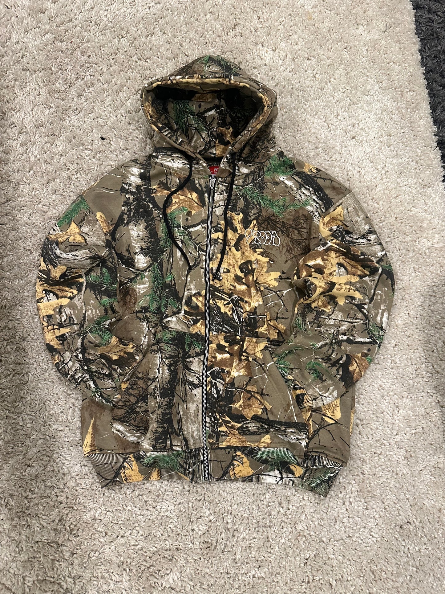 Camo zip up
