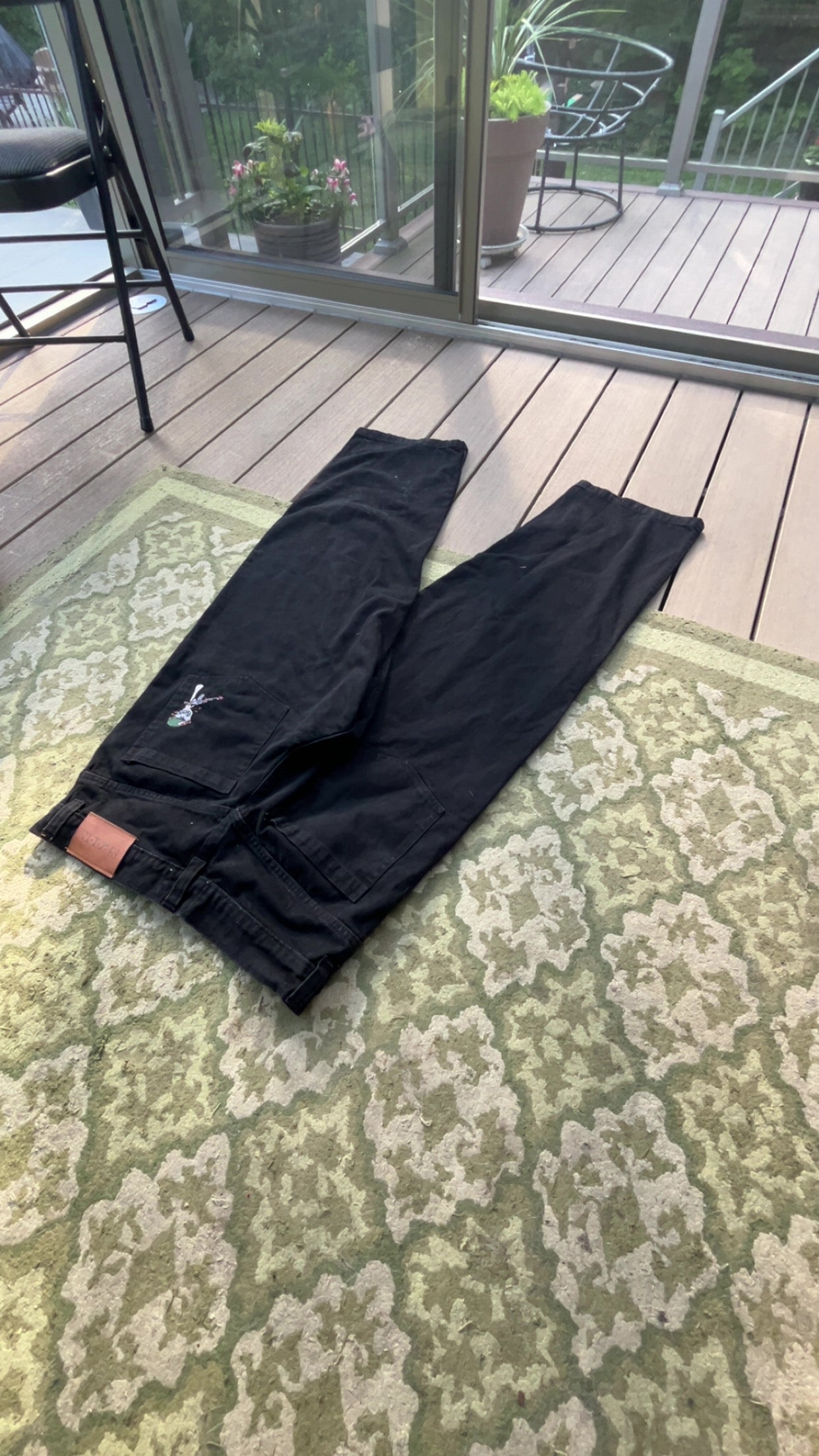 War denim jeans (black)