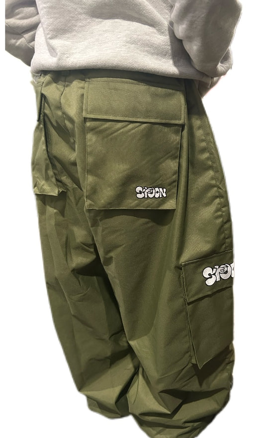 BAGGY snowpants V2 - Olive