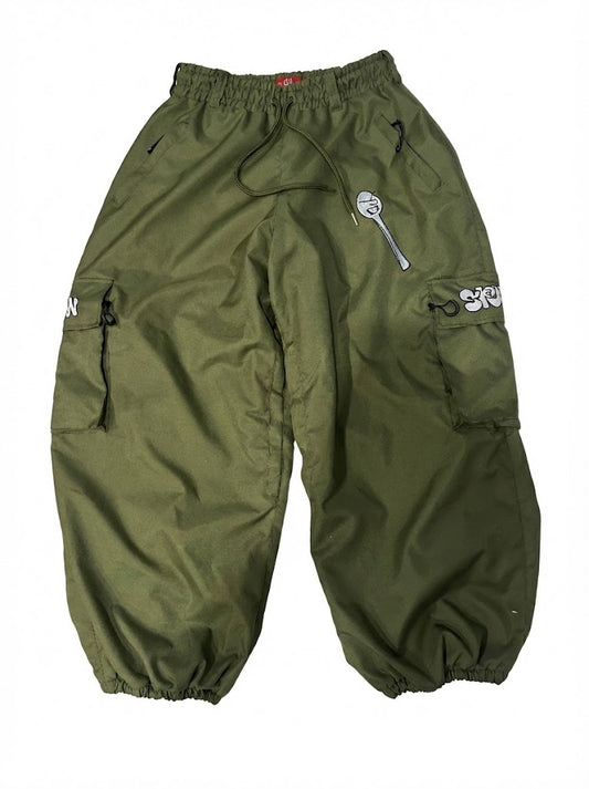 BAGGY snowpants V2 - Olive