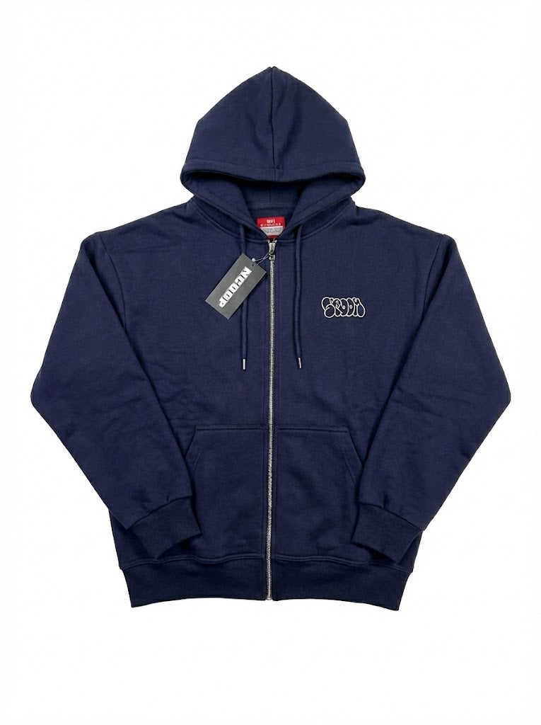 Navy zip up